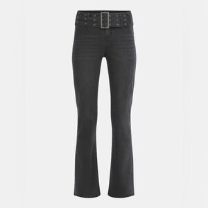 Elegant Black Flare Jeans for Women
